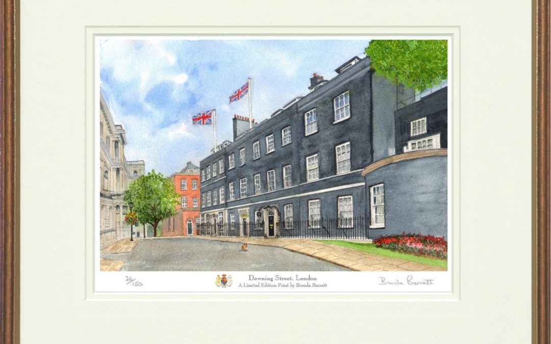A Painting Of Downing Street