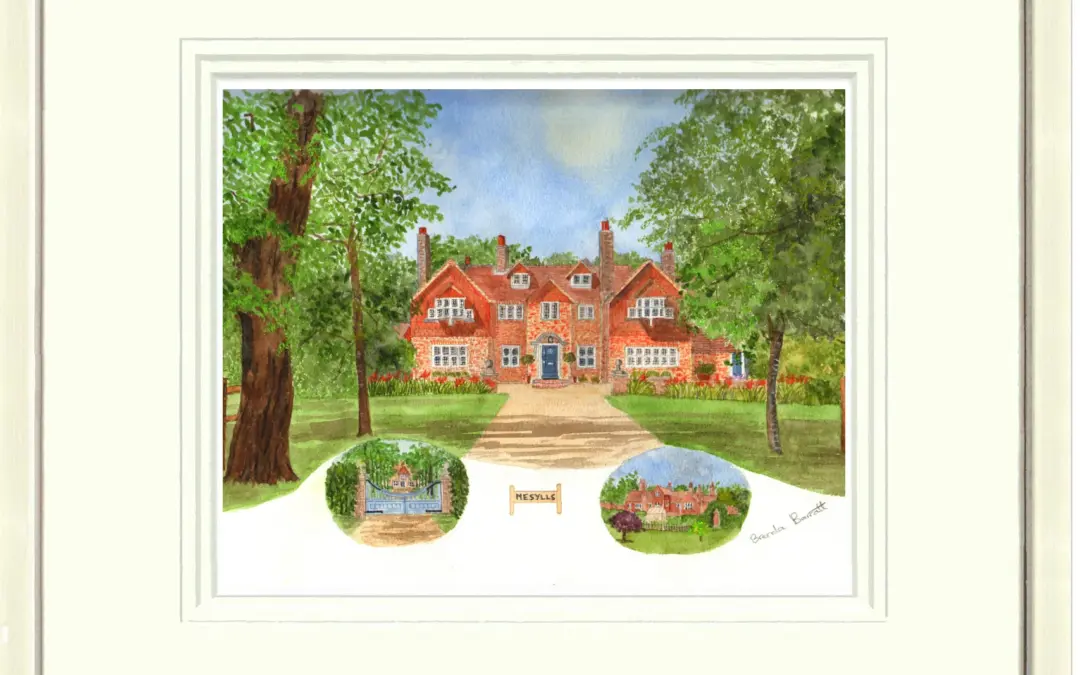 A house portrait and upcoming events