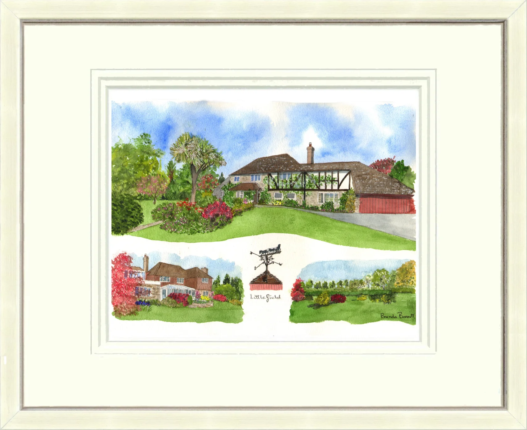 A house portrait of Littlefield in Buxted