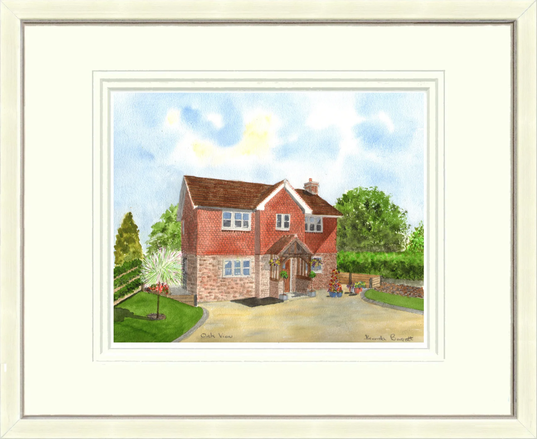 Another house portrait – Oak View