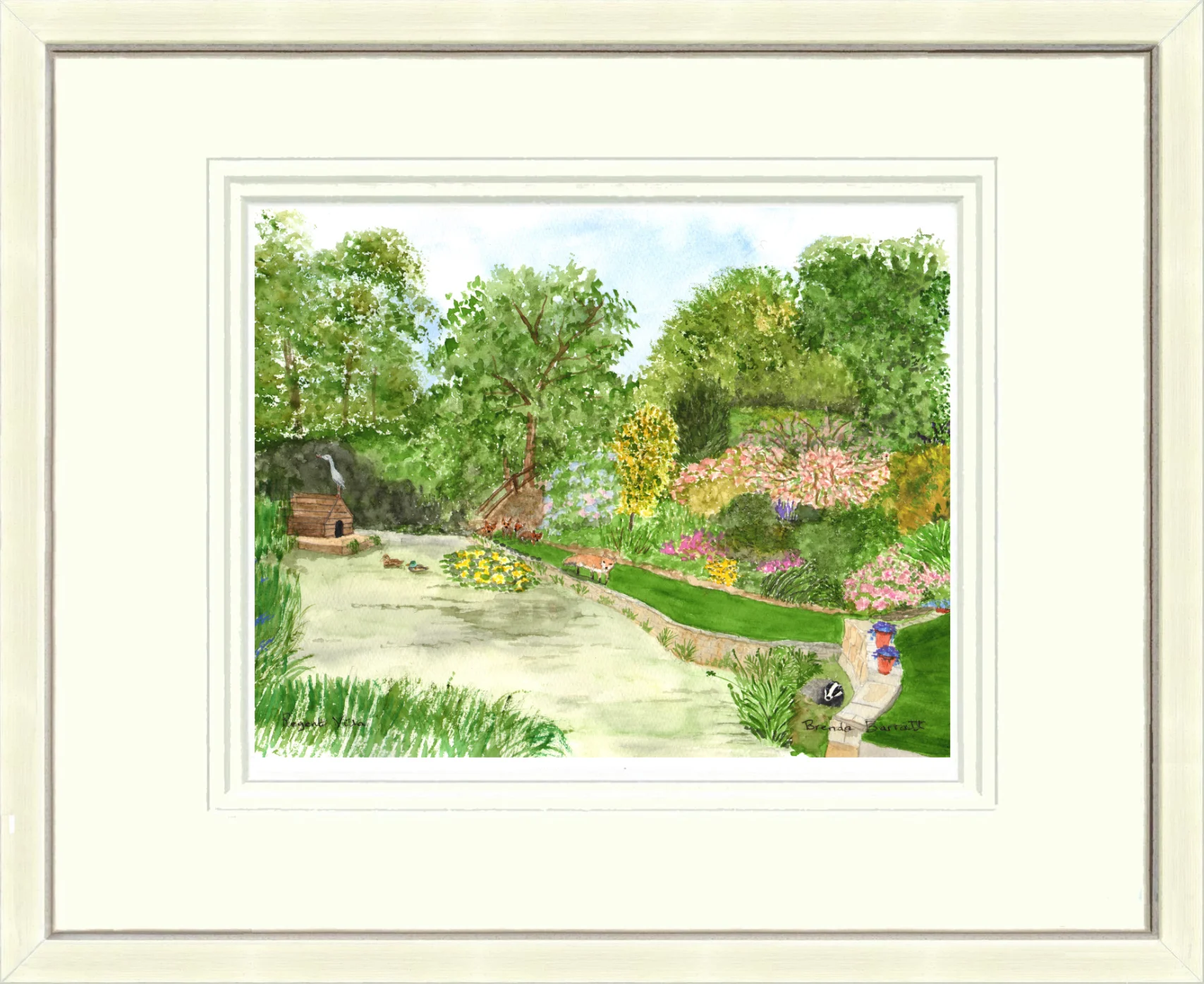 House and garden portraits of Regents Place